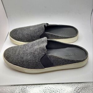 Vince "Blair" Gray  Flannel Slip-on Mule Sneakers Size 8.5 MSRP $225
